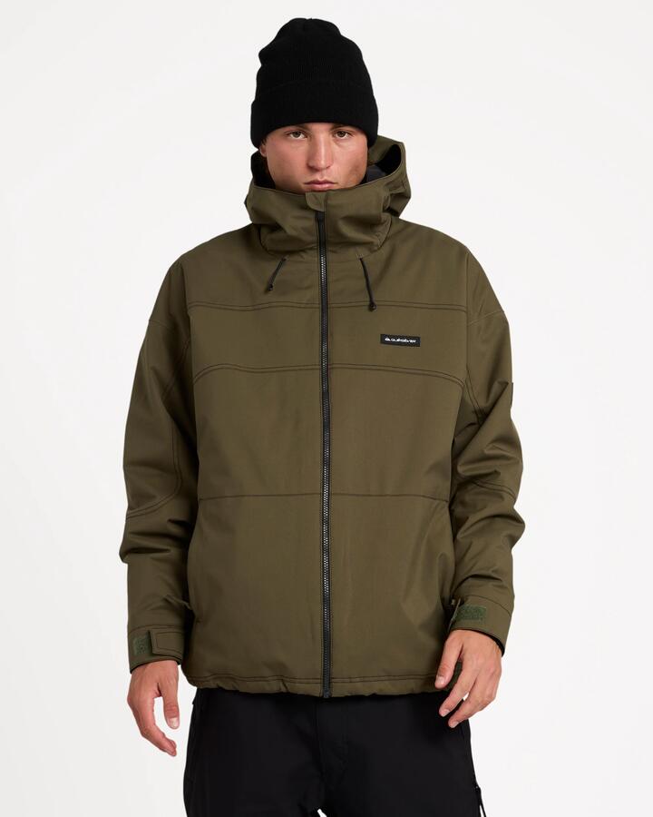 Image of Coats & Jackets. Product name - Quiksilver Mens Quik Division Snow Jacket Yel in Yel colour by brand - Quiksilver