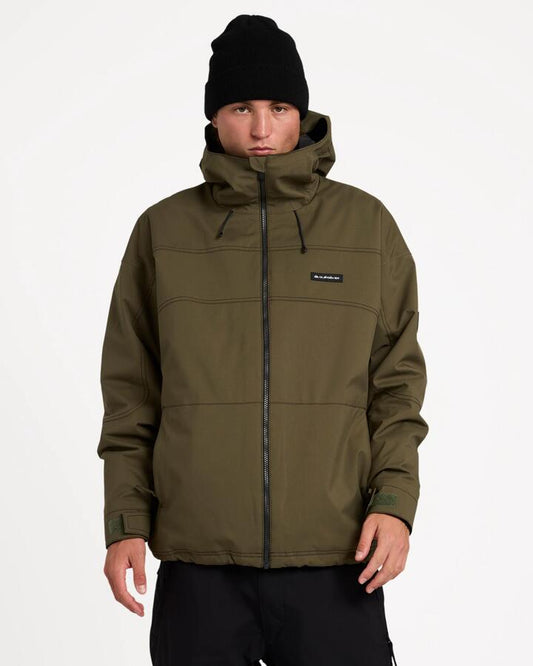 Image of Coats & Jackets. Product name - Quiksilver Mens Quik Division Snow Jacket Yel in Yel colour by brand - Quiksilver