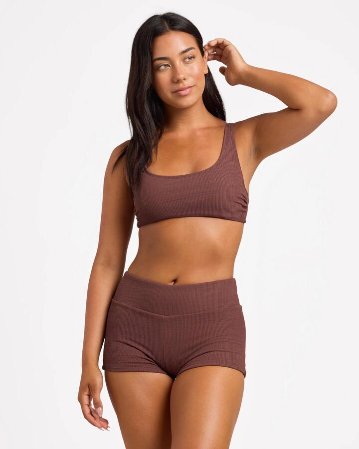 Image of Swimwear. Product name - Roxy Womens Roxy Love Underwire Bikini Top Java in Java colour by brand - Roxy