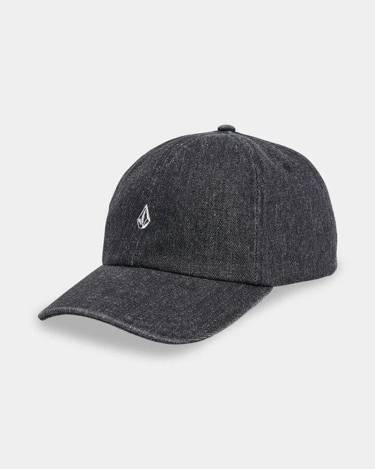 Image of Hats. Product name - Volcom Womens Shadowed Dad Cap Black in Black colour by brand - Volcom