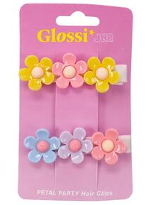 Image of Toys. Product name - Flower Hair Clips 2pcs in colour by brand - Toymate