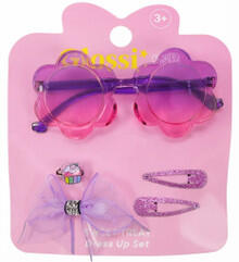Image of Toys. Product name - Sunglasses Set Hair Bow Clip & Ring 4pcs in colour by brand - Toymate