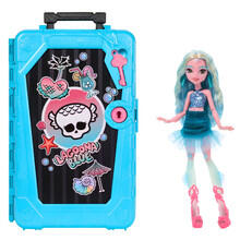 Image of Dolls. Product name - Monster High Skulltimate Secrets Gore-Geous Oasis Playset Lagoona Blue Doll in colour by brand - Toymate