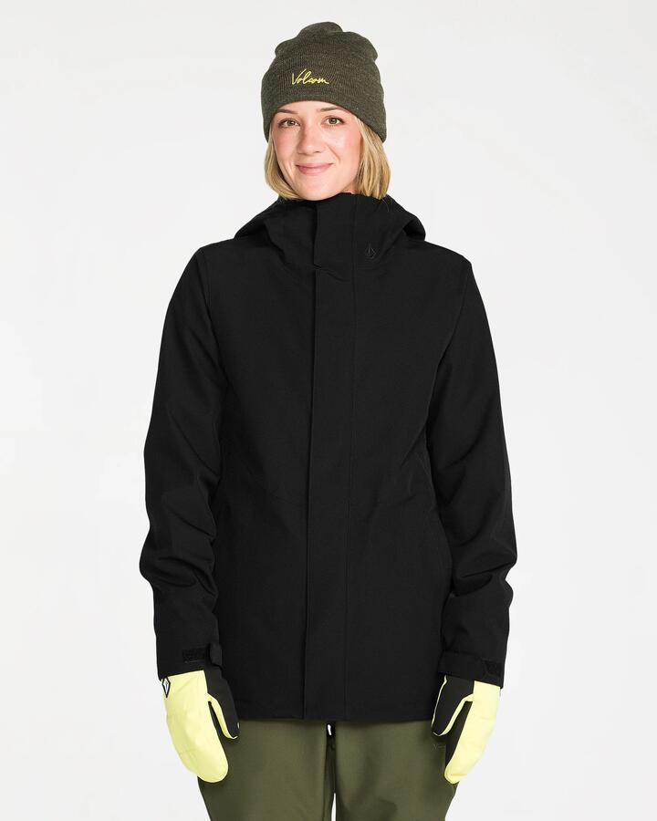 Image of Coats & Jackets. Product name - Volcom Womens Stoney Insulated Jacket Black in Black colour by brand - Volcom