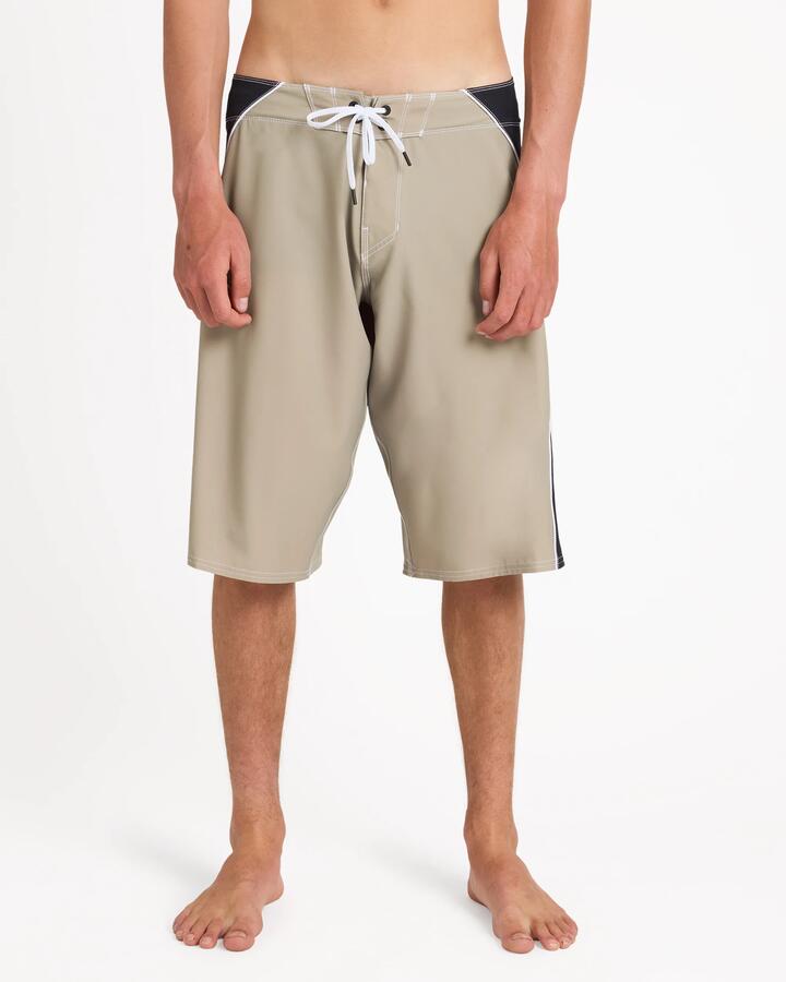 Image of Swimwear. Product name - Billabong Mens Spec 73 Roundhouse 23" Boardshorts Sand in Sand colour by brand - Billabong