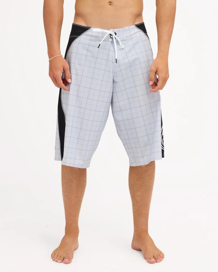 Image of Swimwear. Product name - Billabong Mens Spec 73 Roundhouse 23" Boardshorts Ash in Ash colour by brand - Billabong