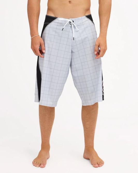 Image of Swimwear. Product name - Billabong Mens Spec 73 Roundhouse 23" Boardshorts Ash in Ash colour by brand - Billabong