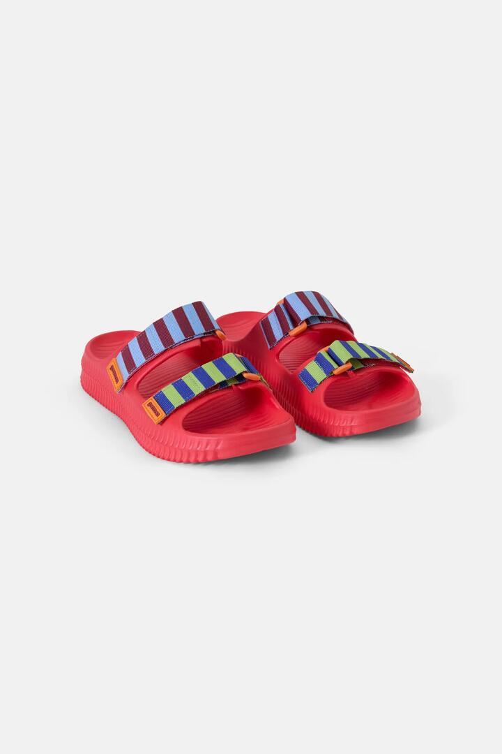 Image of Sandals. Product name - Slip And Slide Coral in Coral colour by brand - Gorman