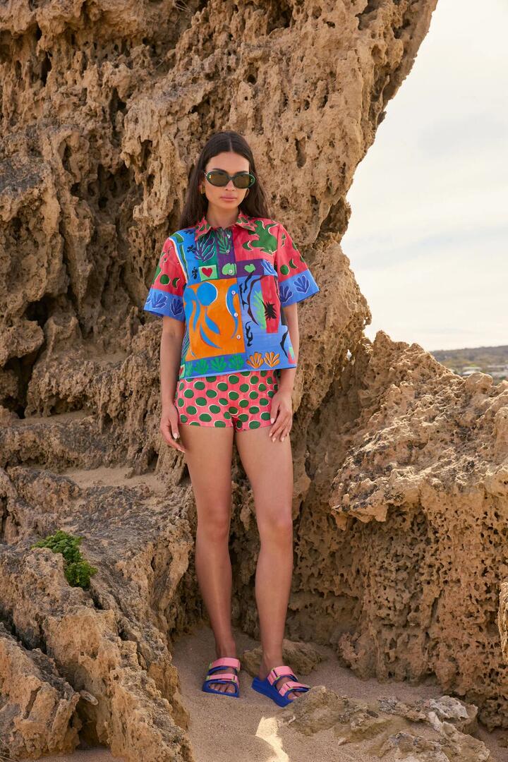 Image of Shirts. Product name - Paper Poetry Shirt in Print colour by brand - Gorman