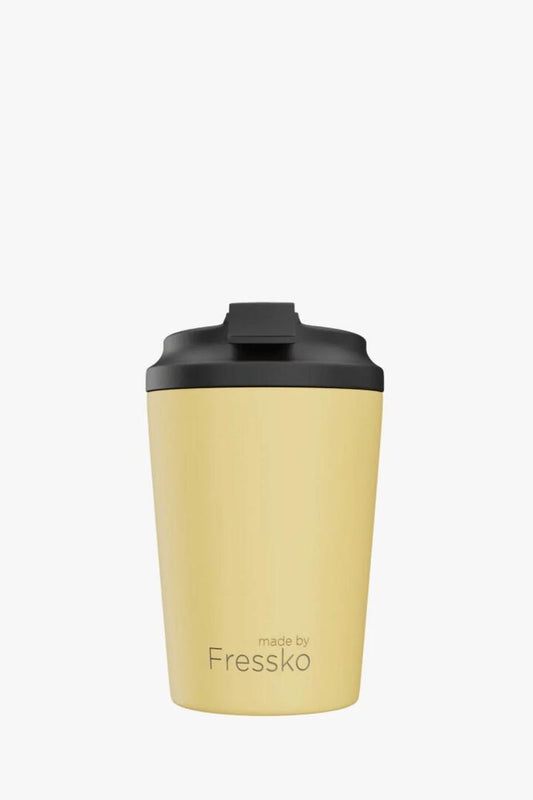 Image of Water Bottles. Product name - Lifestyle Limoncello Ceramic Camino 12oz Coffee Cup in colour by brand - Fressko
