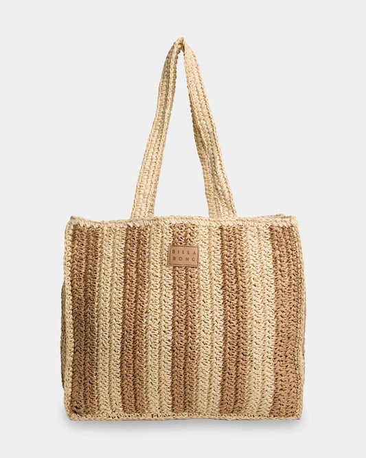 Image of Bags. Product name - Billabong Womens Marisol Straw Beach Bag Natural in Natural colour by brand - Billabong