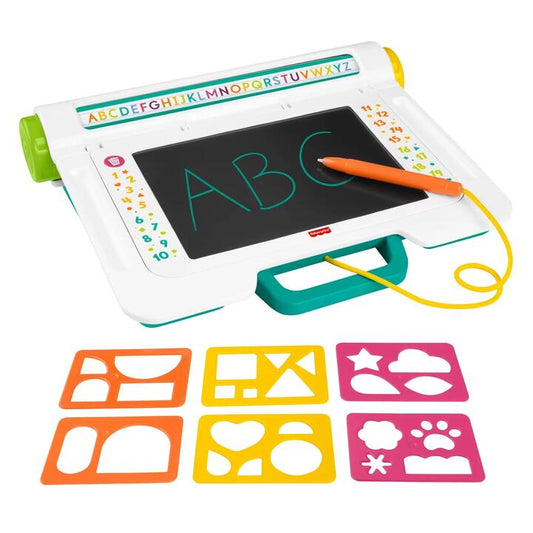 Image of Toys. Product name - Fisher-Price Learn and Doodle Desk in colour by brand - Fisher-Price