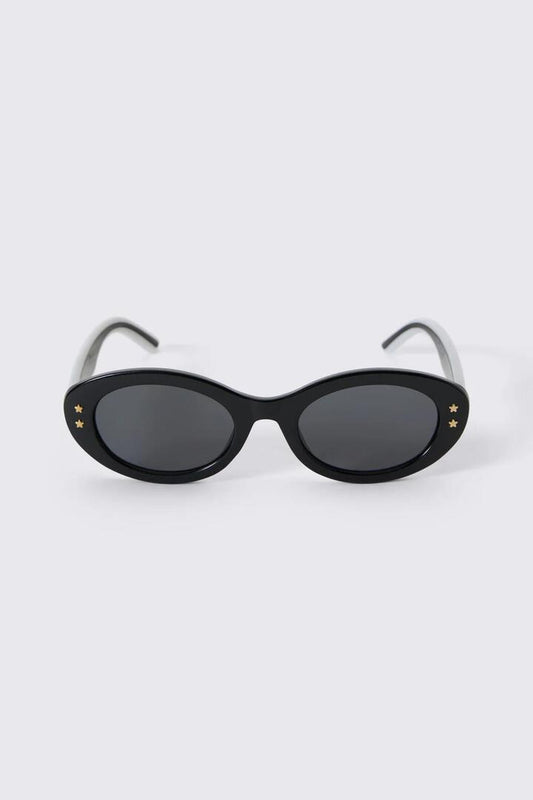 Image of Sunglasses. Product name - Starry Eyed Sunglasses in Black colour by brand - Dangerfield