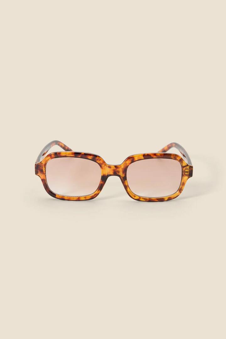 Image of Sunglasses. Product name - Posh Pretty Square Sunglasses in Tort colour by brand - Princess Highway