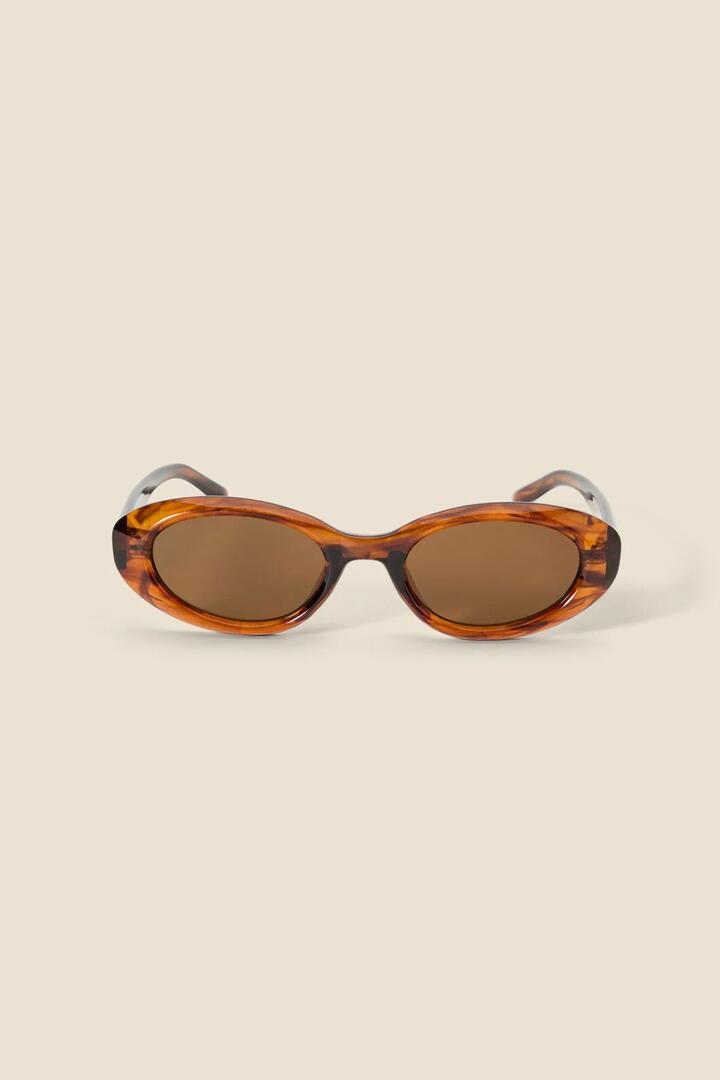Image of Sunglasses. Product name - Tort Soft Cats Eye Sunglasses in Tort colour by brand - Princess Highway