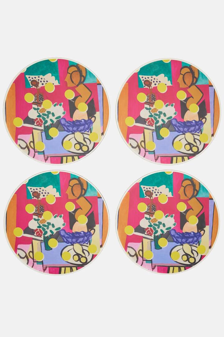 Image of Kitchen & Dining. Product name - Still Life Placemat Set 4 in Print colour by brand - Gorman