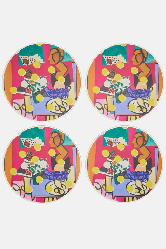Image of Kitchen & Dining. Product name - Still Life Placemat Set 4 in Print colour by brand - Gorman