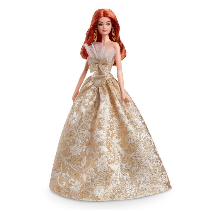 Image of Dolls. Product name - 2025 Holiday Barbie Doll 1 in colour by brand - Barbie Signature