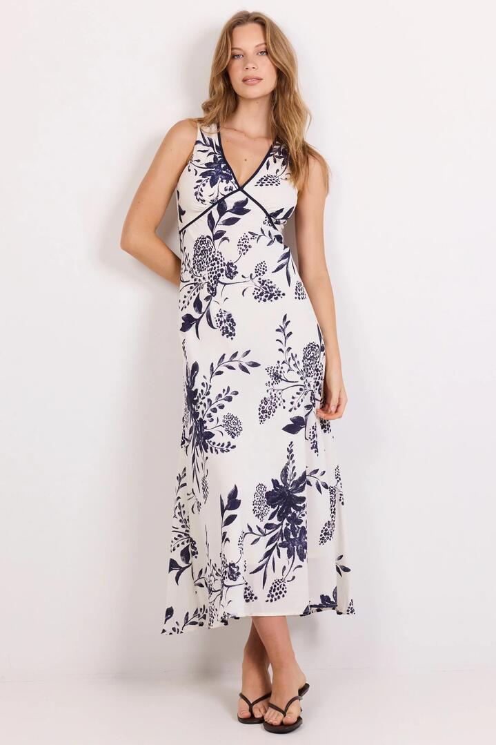 Image of Dresses. Product name - Aston Cream Ink Floral Bias Flared Maxi Dress in Cream Ink Floral colour by brand - Stories be Told