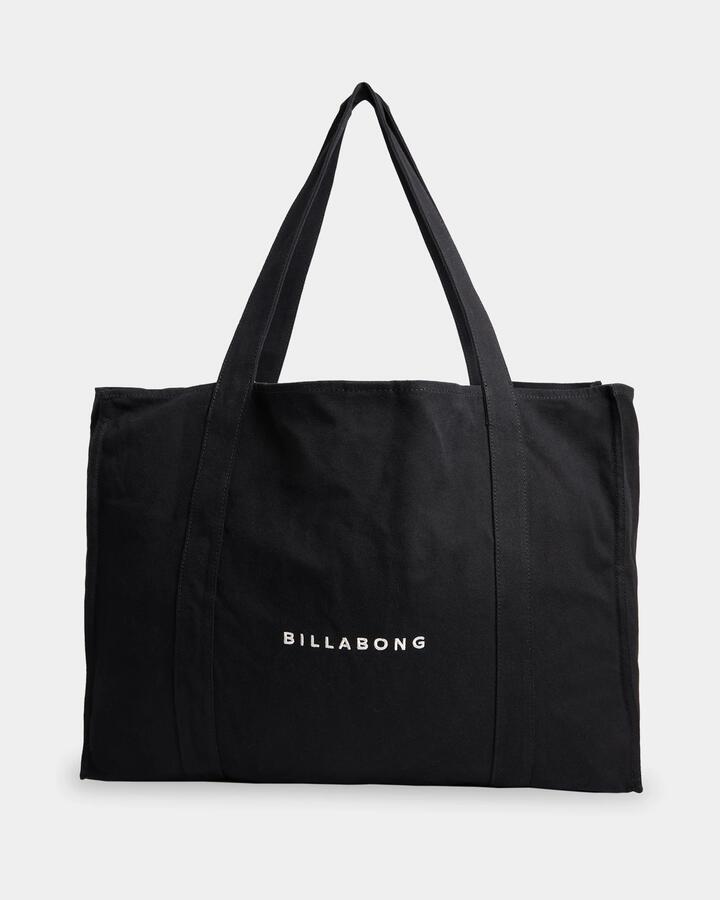 Image of Bags. Product name - Billabong Womens Pacific Shopper Tote Bag Black in Black colour by brand - Billabong