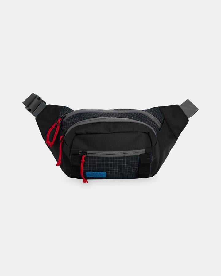 Image of Accessories. Product name - Quiksilver Stab Waistpack Black in Black colour by brand - Quiksilver