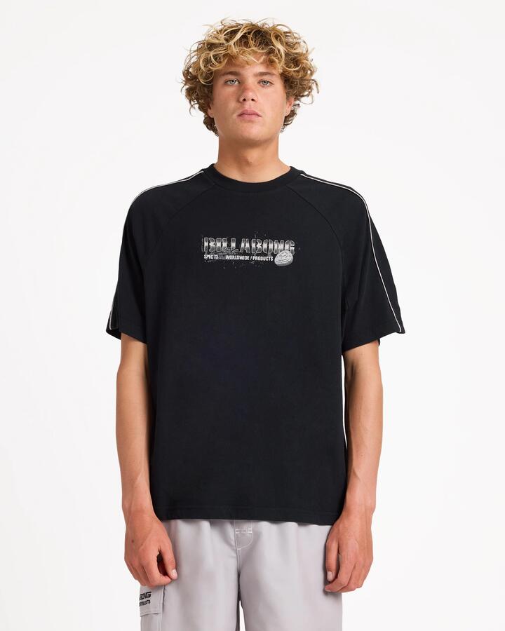 Image of T-Shirts. Product name - Billabong Mens Spec 73 Metal T-Shirt Black in Black colour by brand - Billabong