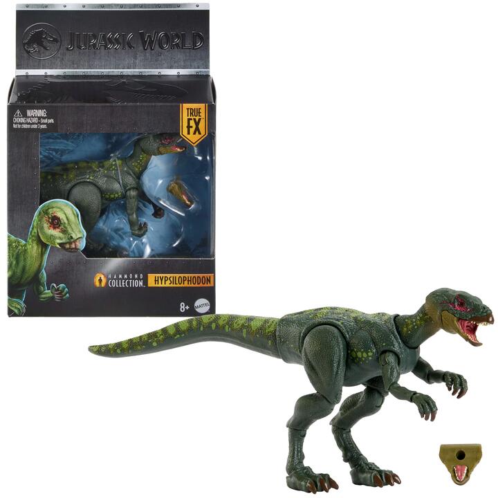 Image of Toys. Product name - Jurassic World Hammond Collection Hypsilophodon Dinosaur Figure, Deluxe Design and Articulation in colour by brand - Jurassic World