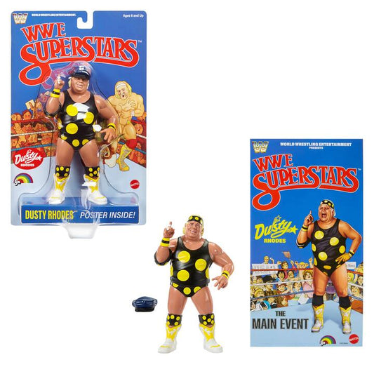 Image of Action Figures. Product name - LJN WWE Superstars Action Figure, 1980s Retro 8-inch Collectible Toys (Styles May Vary) in colour by brand - WWE