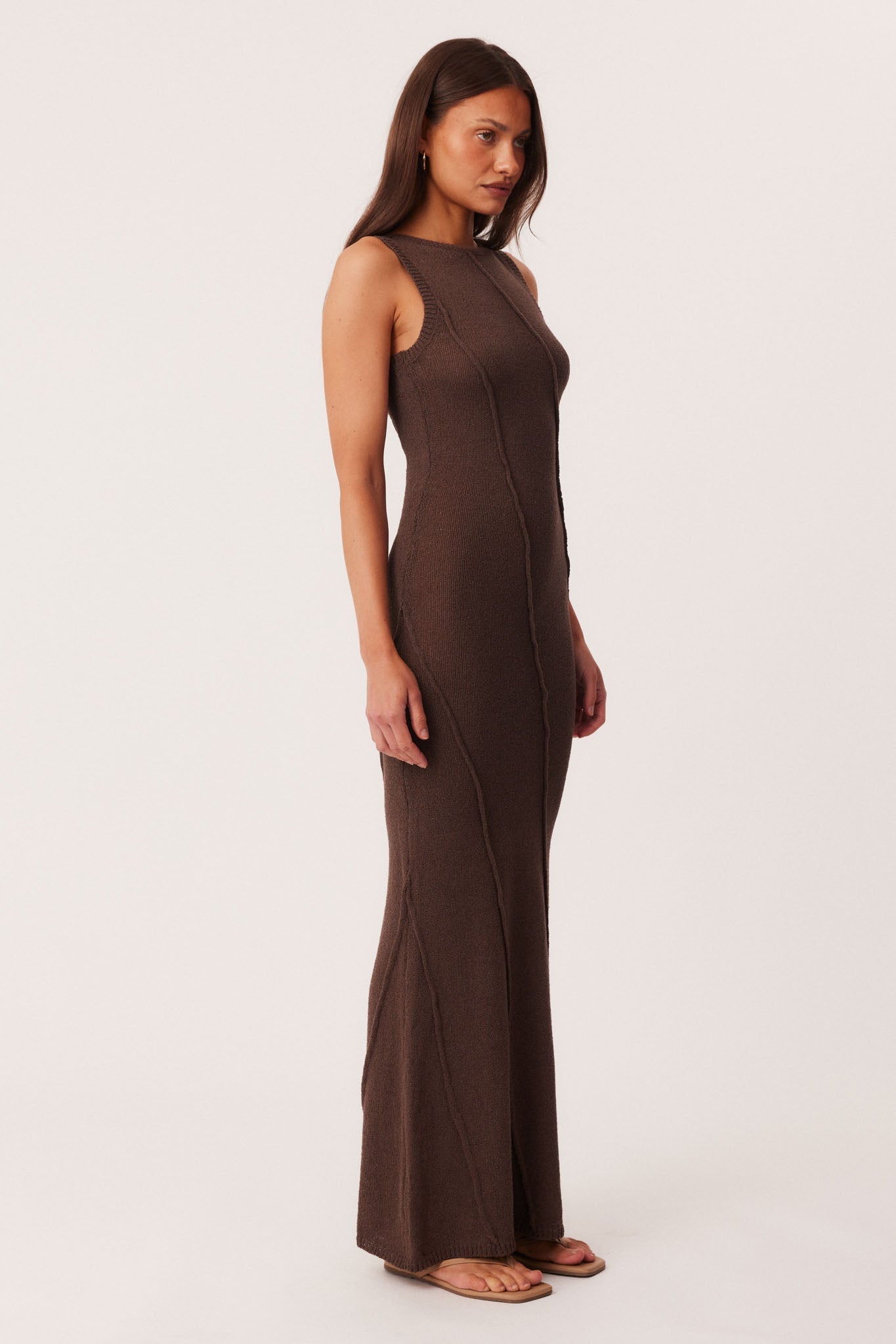 SNDYS MAYE MAXI DRESS (Coffee)