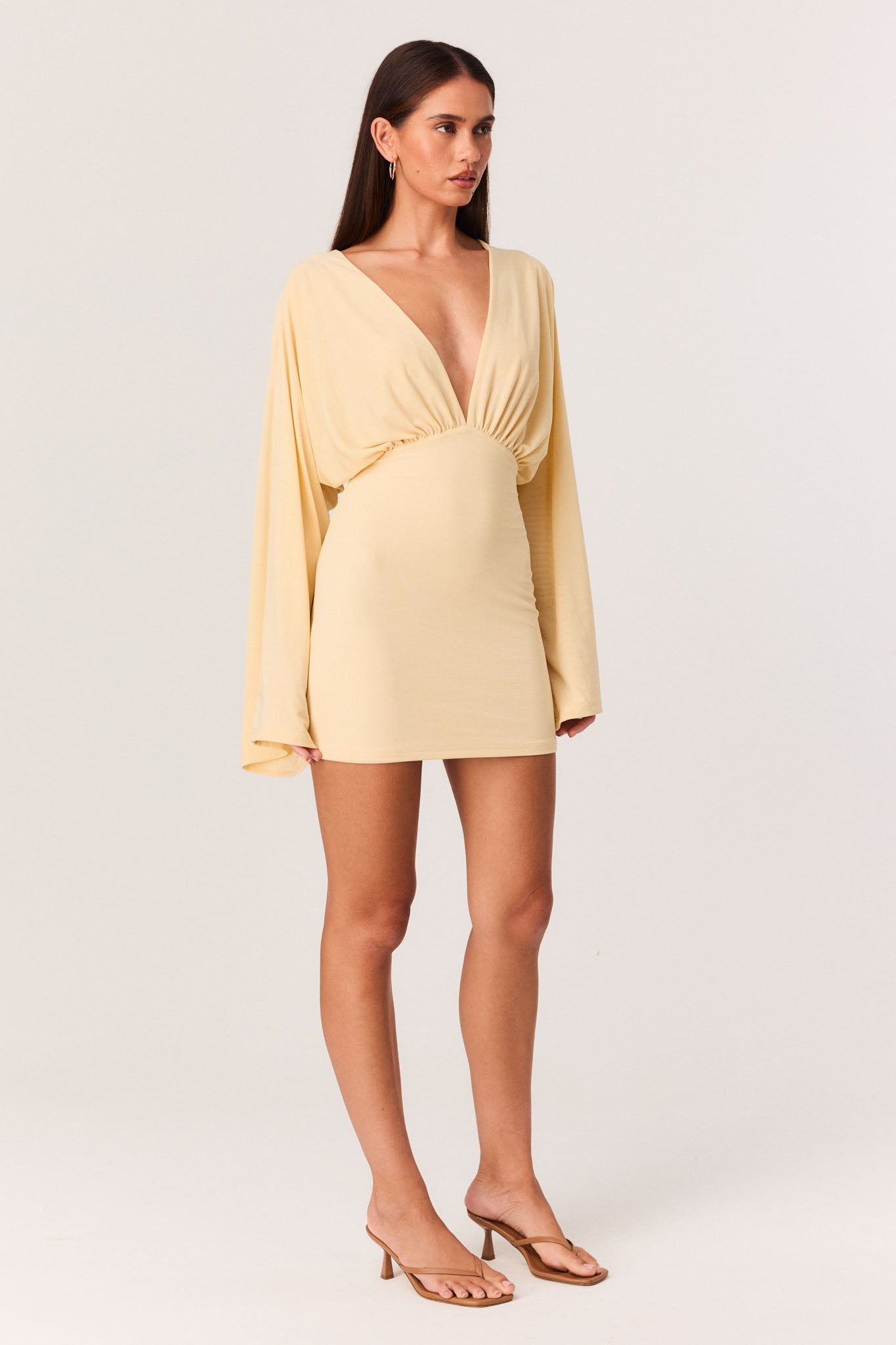 SNDYS HELENE MINI DRESS (Butter)