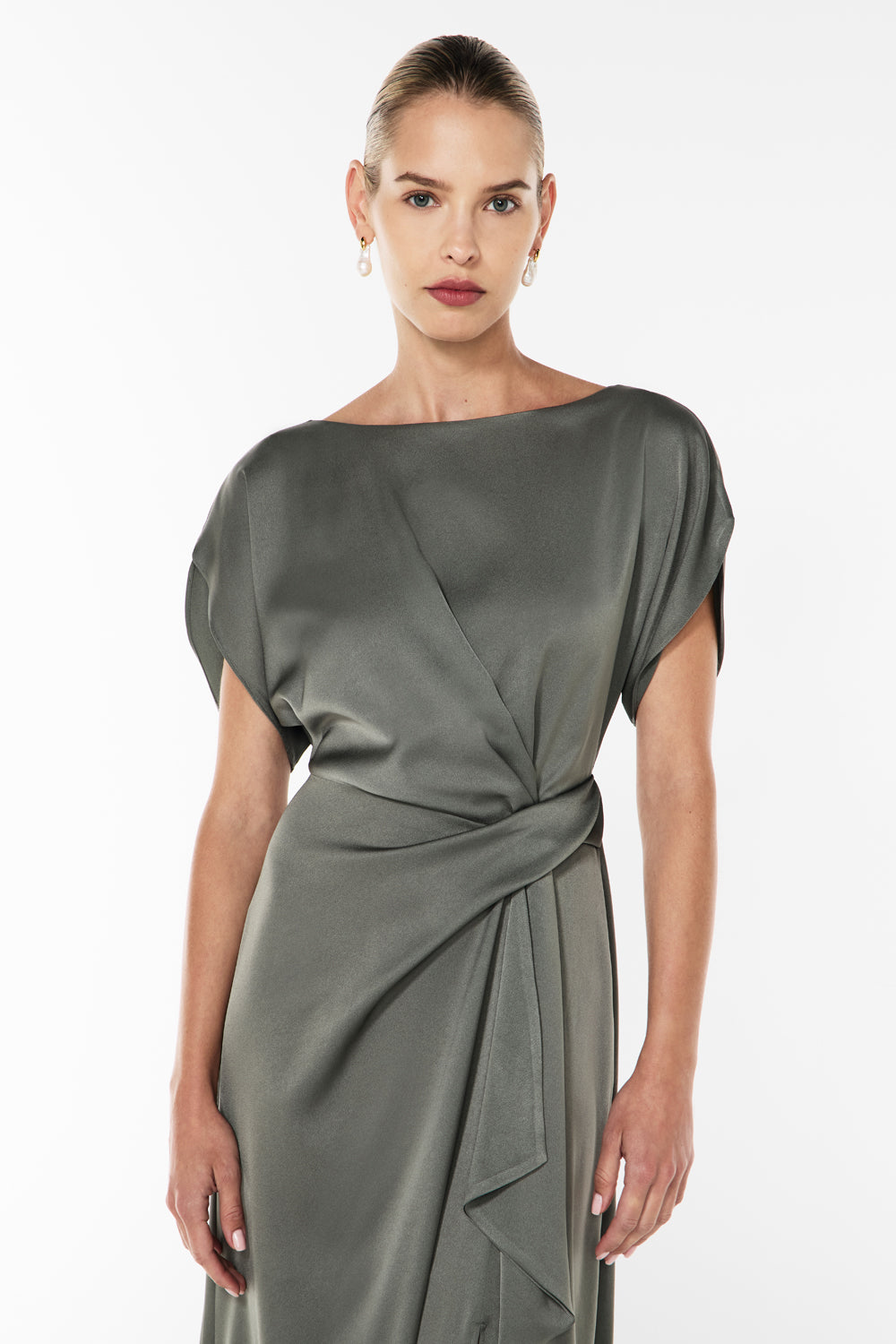 Venus Rises Dress (Dark Sage)
