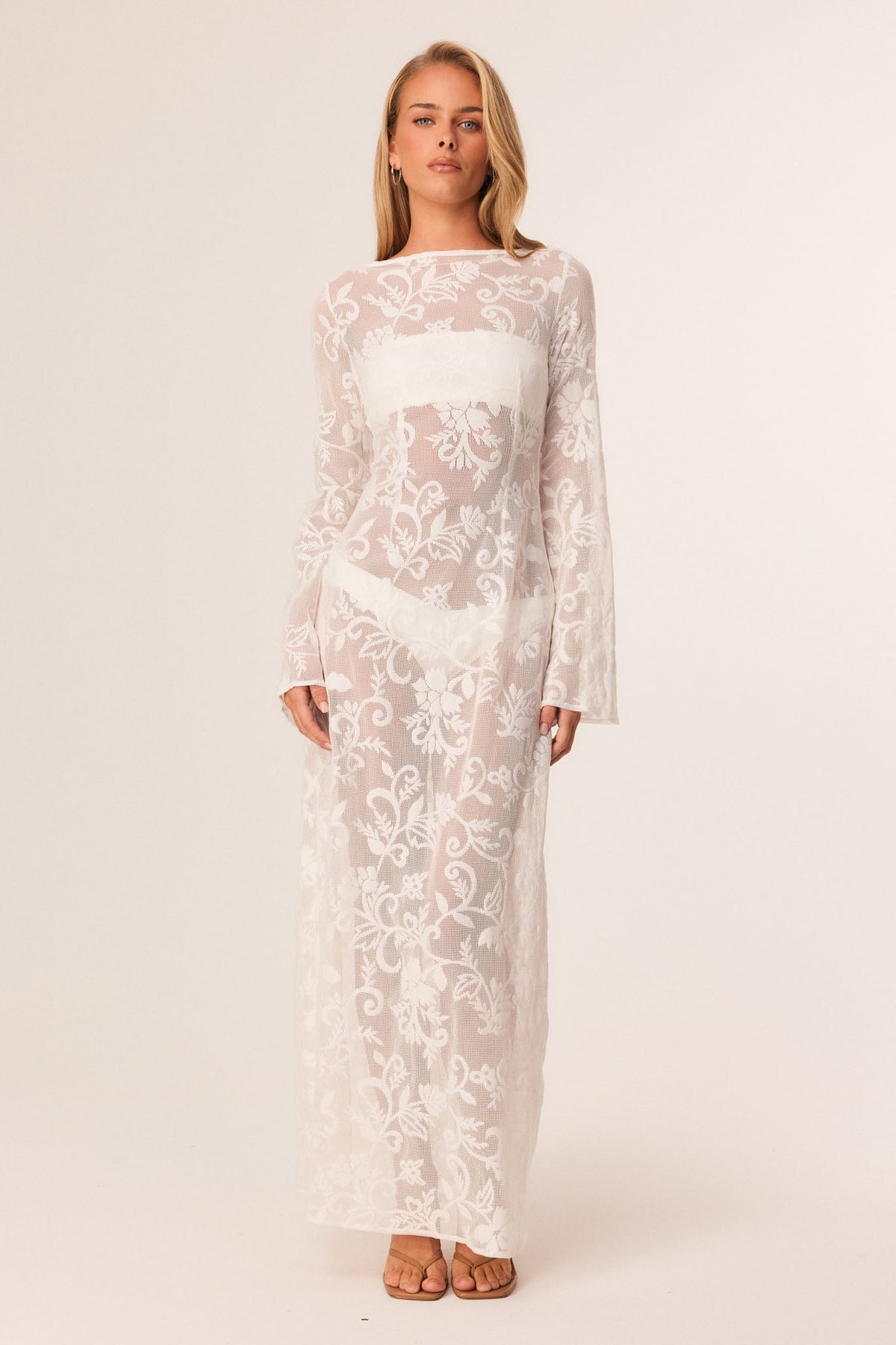 SNDYS LAILANI MAXI DRESS (White)