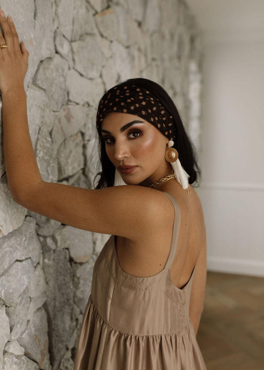 Lou Lou Begonia Sleeveless Silk Maxi Dress (Bronze)