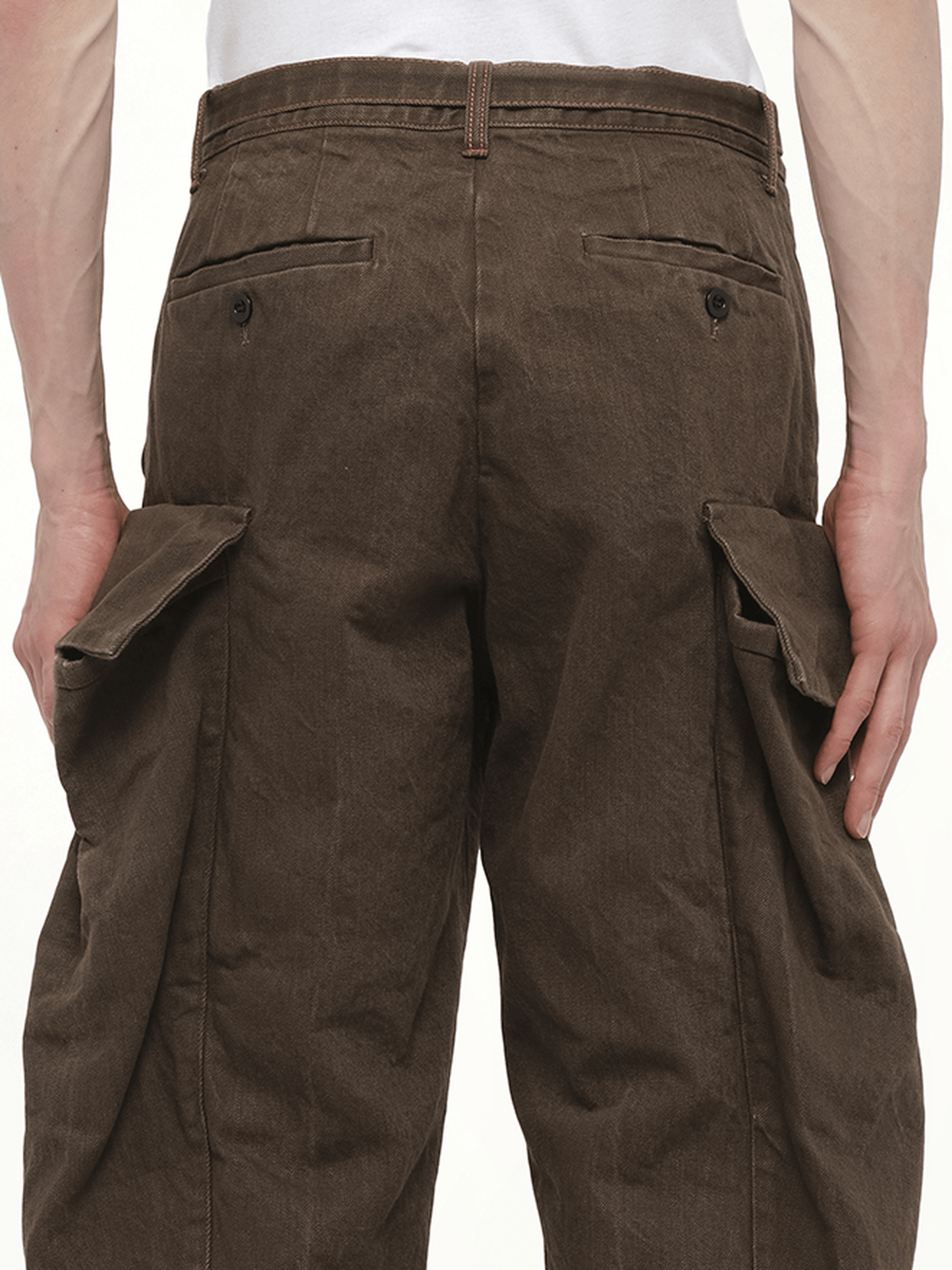 SACAI Denim Pants (Brown)