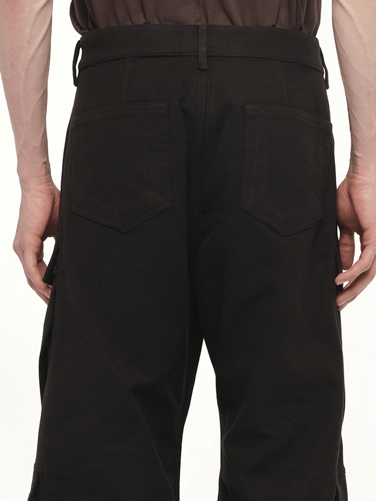 RICK OWENS Double Cargo Jeans (Black)