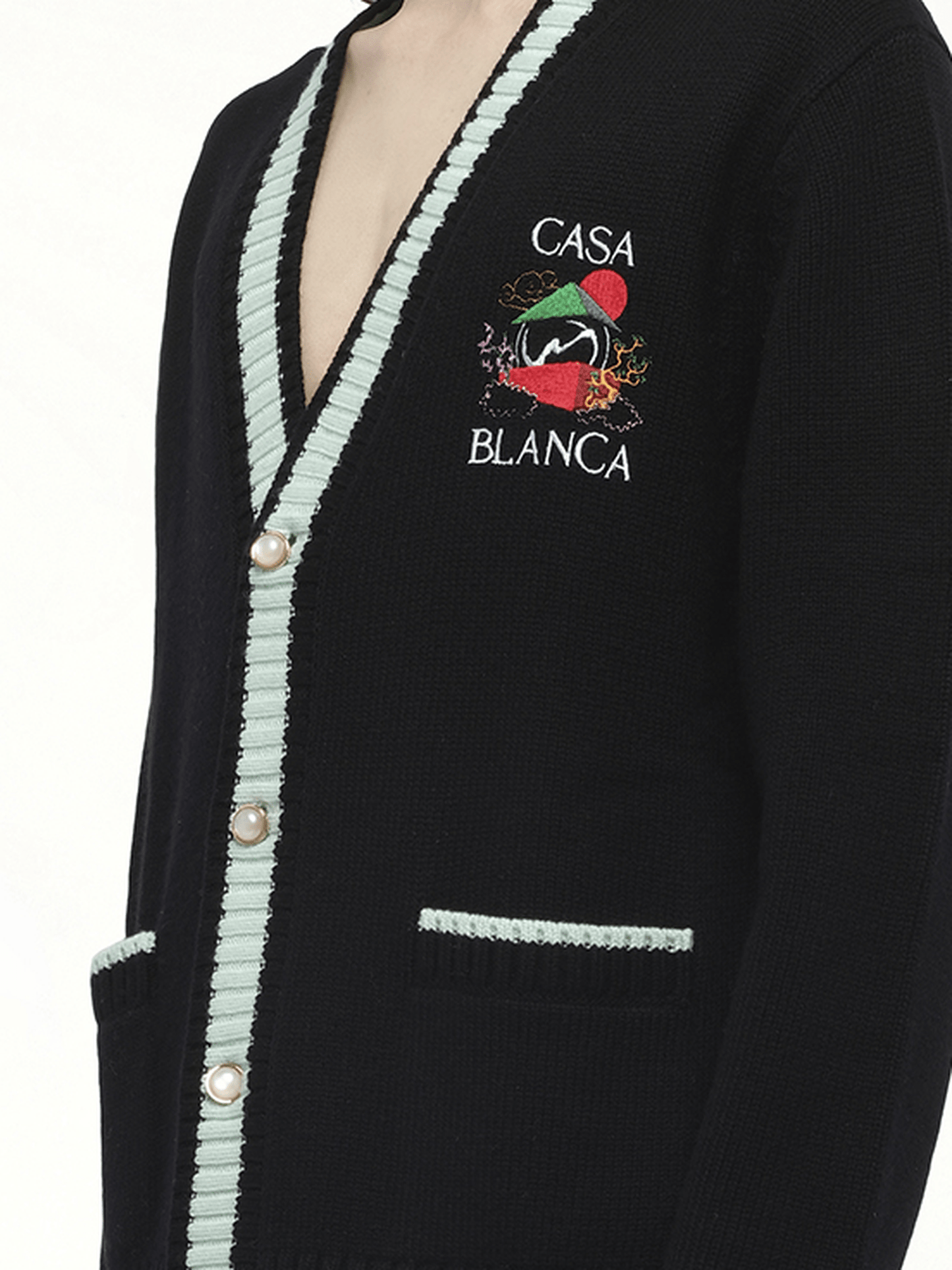 CASABLANCA Casa Mountain Cardigan (Black)