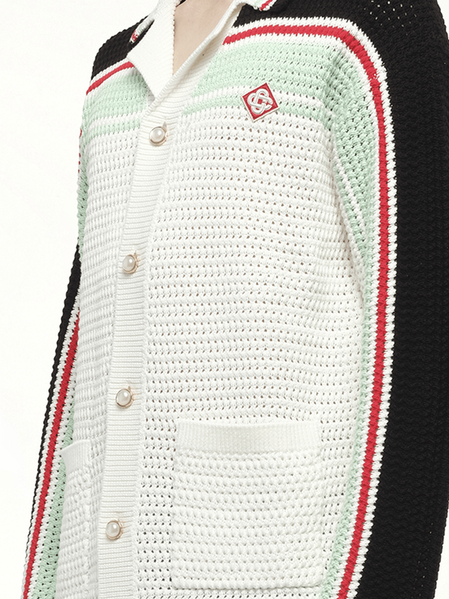 CASABLANCA Faux Crochet Shirt (Multicolour)