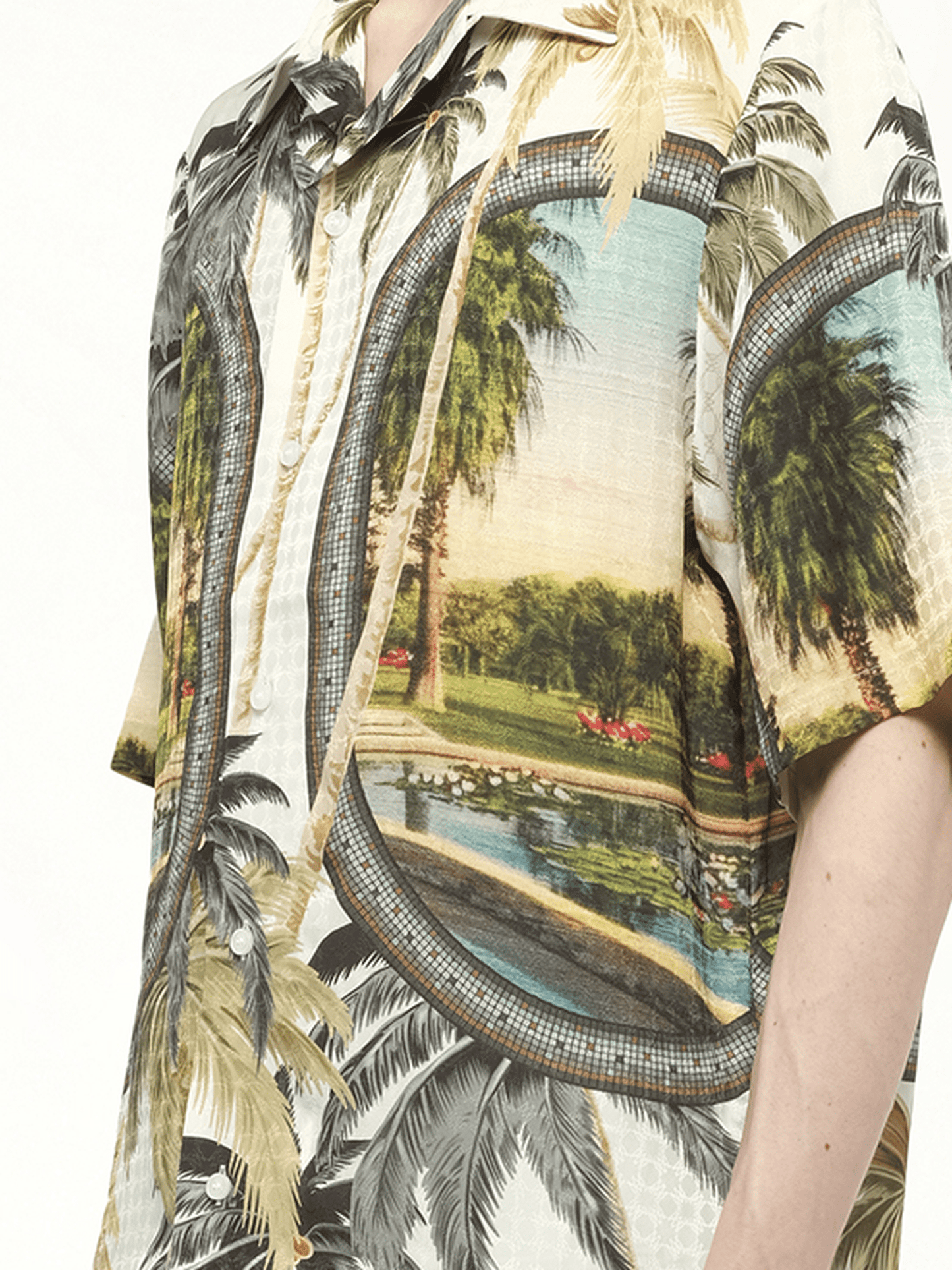AMIRI Paradise Bowling Shirt (Multicolour)