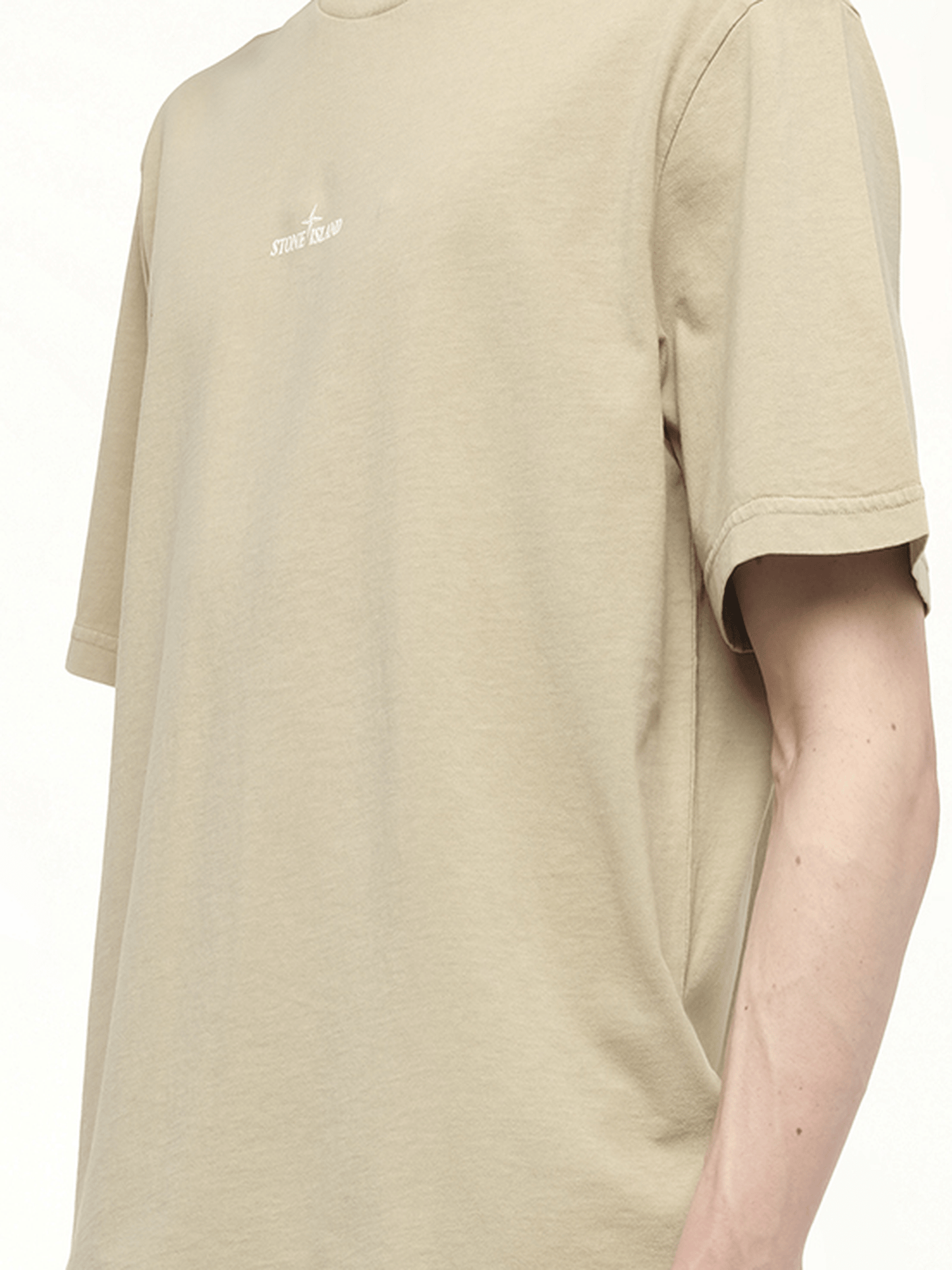 STONE ISLAND 210003 Industrial Print S/S T-Shirt (Beige)