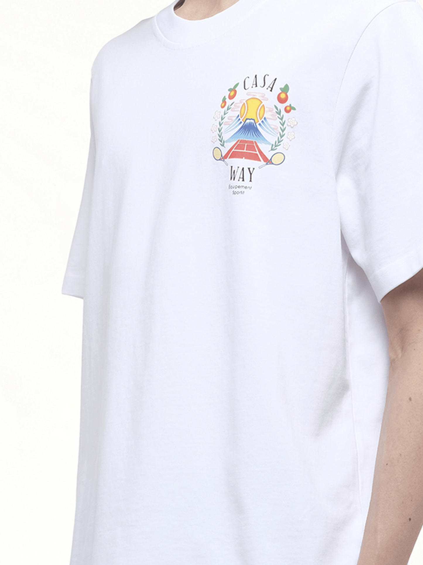 CASABLANCA Casaway Mountain T-Shirt (White)