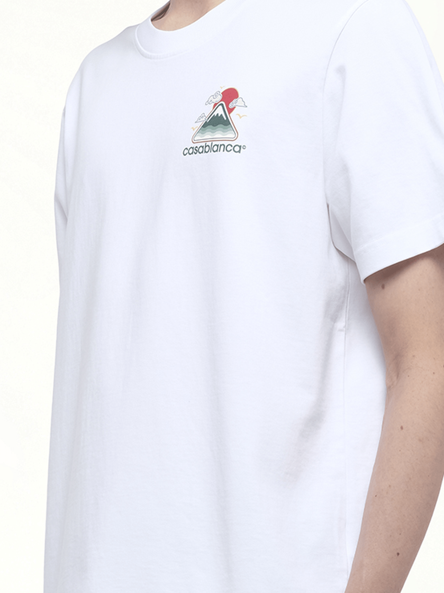 CASABLANCA Motagne Ondulee T-Shirt (White)