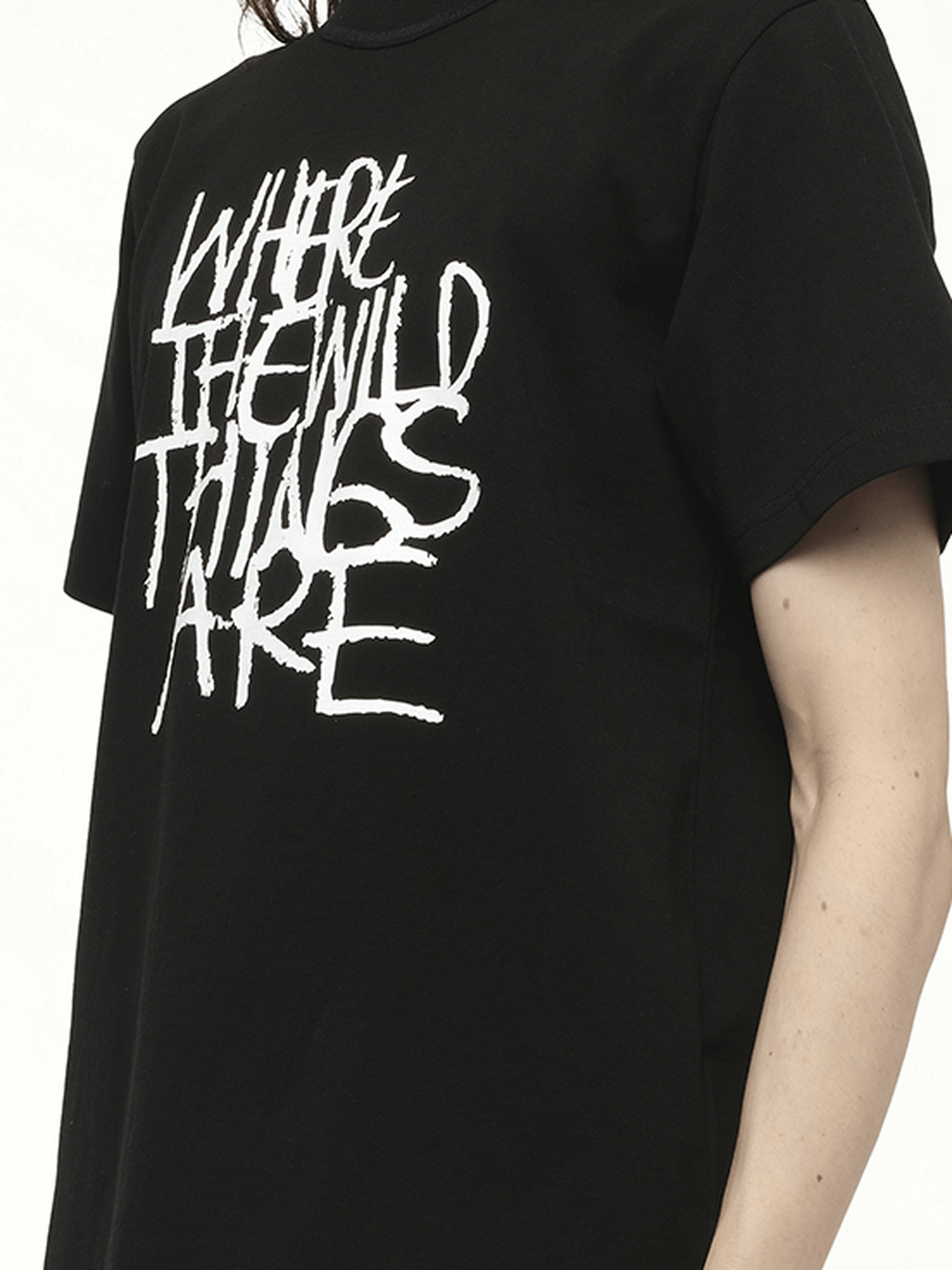 SACAI WHERE THE WILD THINGS ARE Logo T-Shirt (Black)