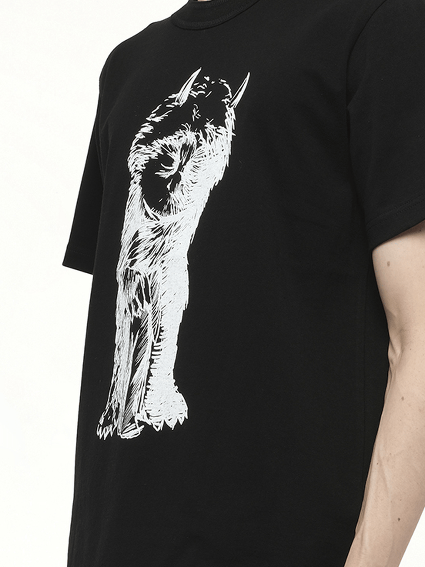 SACAI WHERE THE WILD THINGS ARE Monster T-Shirt (Black)