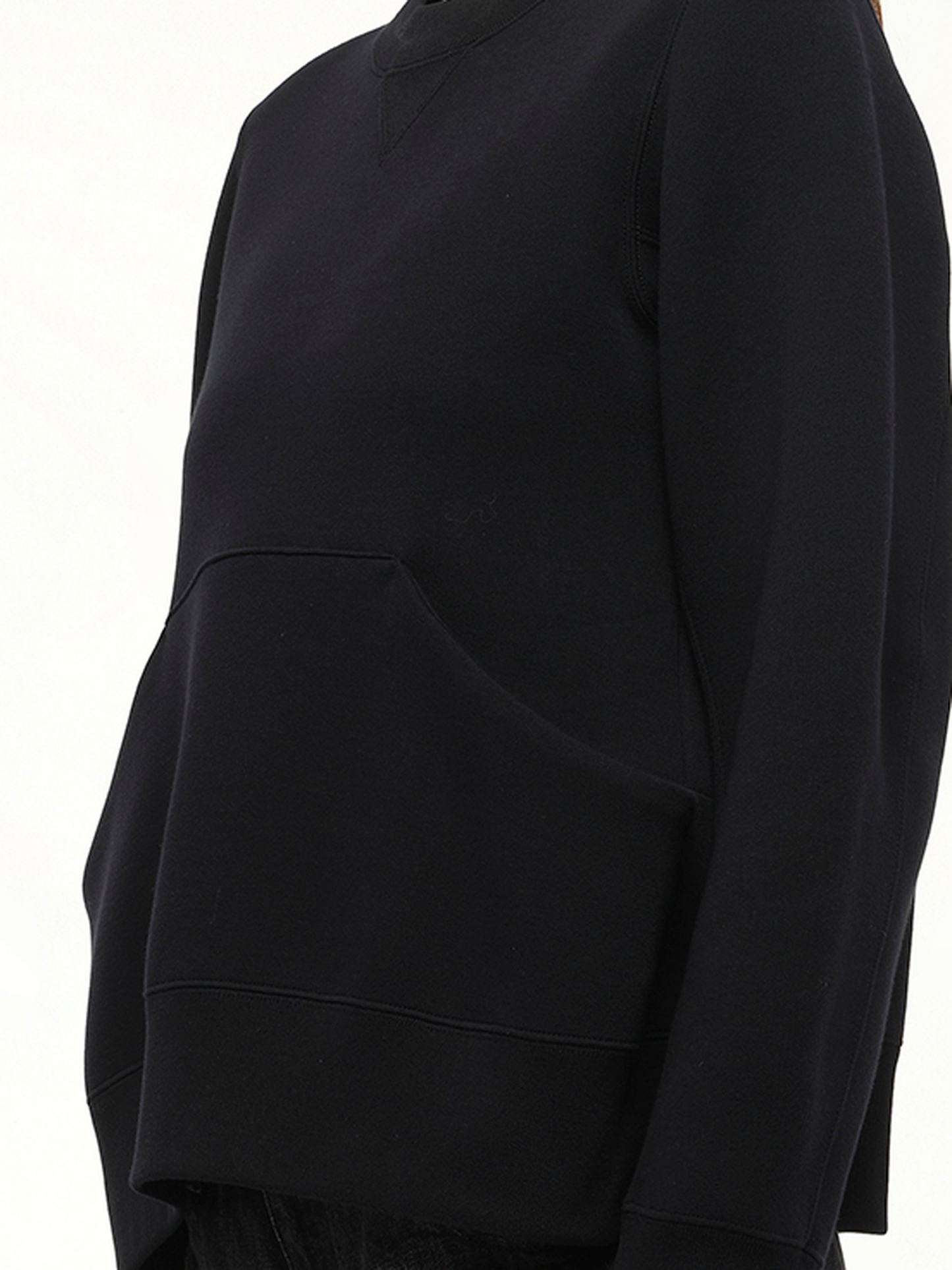 SACAI Sponge Sweat Pullover (Black)