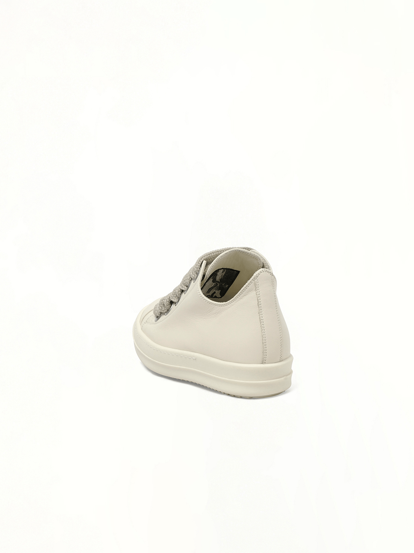 RICK OWENS Jumbolace Low Sneaks (White)
