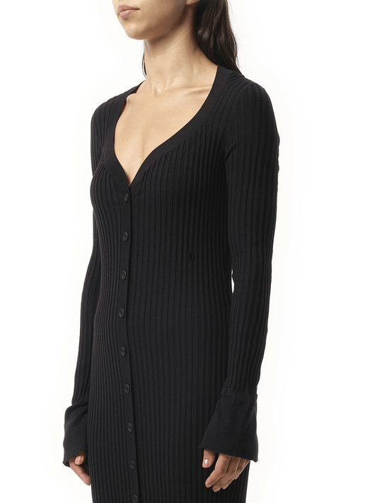 GIVENCHY Long Knit Dress (Black)