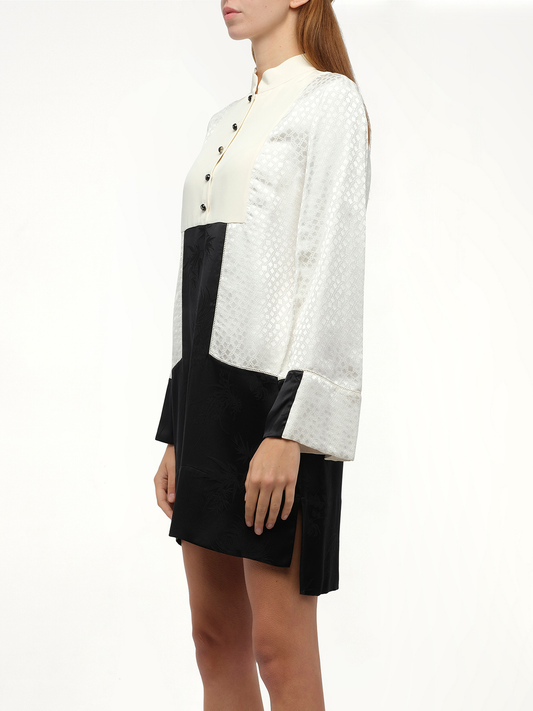 ALEXANDER MCQUEEN Amq - Dress (Bone Blk)