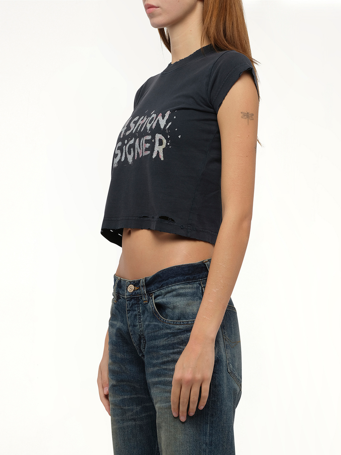 BALENCIAGA Shrunk T-Shirt (Black)
