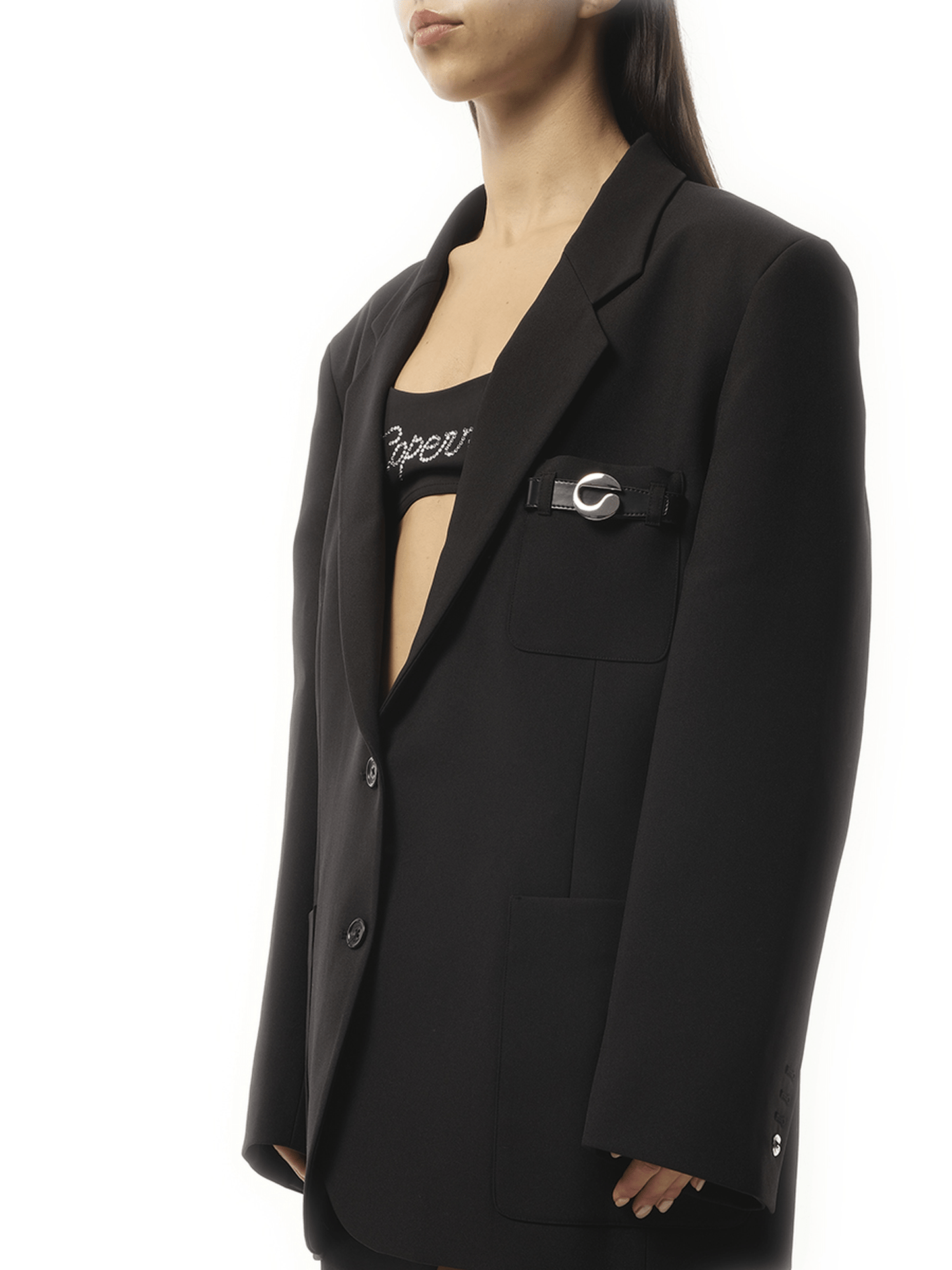 COPERNI Belted Pocket Tailored Jacket (Black)