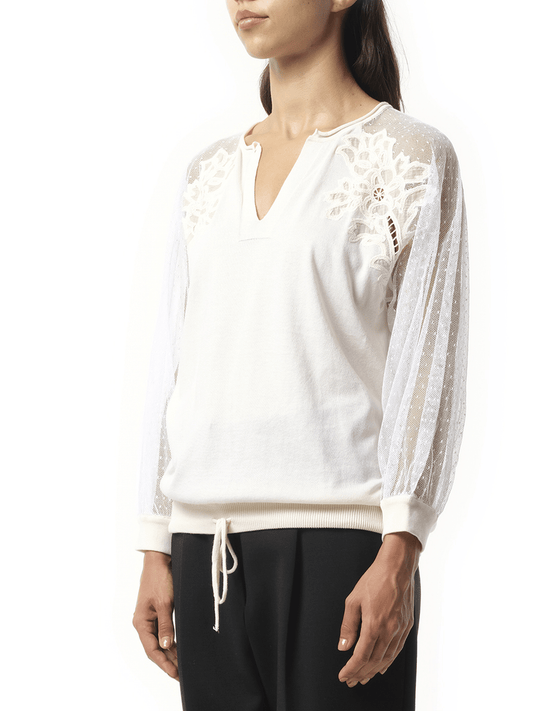 CHLOE Chloe Pullover Sweatshirter 17Smp64 17S800 (White)